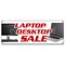 Signmission LAPTOP DESKTOP SALE BANNER SIGN computers netbooks notebook windows B-Laptop Desktop Sale - alternate 1